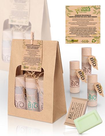3er Set + Handseife Go Green Bio   40 Stück
