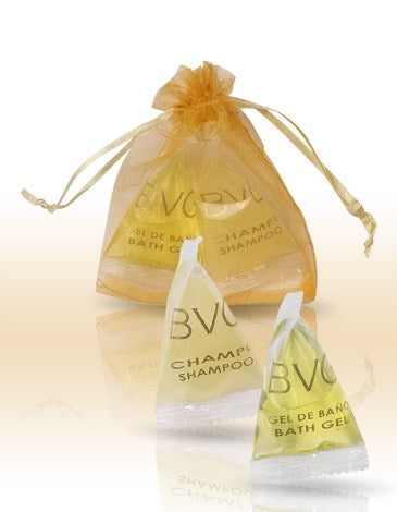 2er Set Pyramiden-Sachets Shampoo & Duschgel im Beutel | 200 Stück