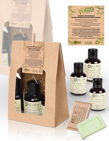 3er Gästeset + Handseife Ecorganic | 40 Stück