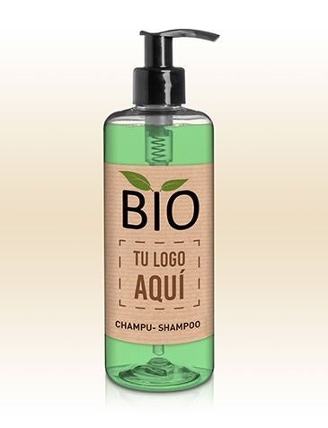 16 Flaschen Shampoo 300 ml mit Spender  Go Green Bio