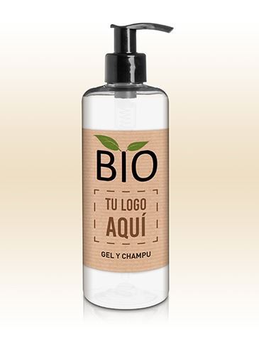 16 Flaschen Duschgel/Shampoo 2in1 300 ml mit Spender  Go Green Bio