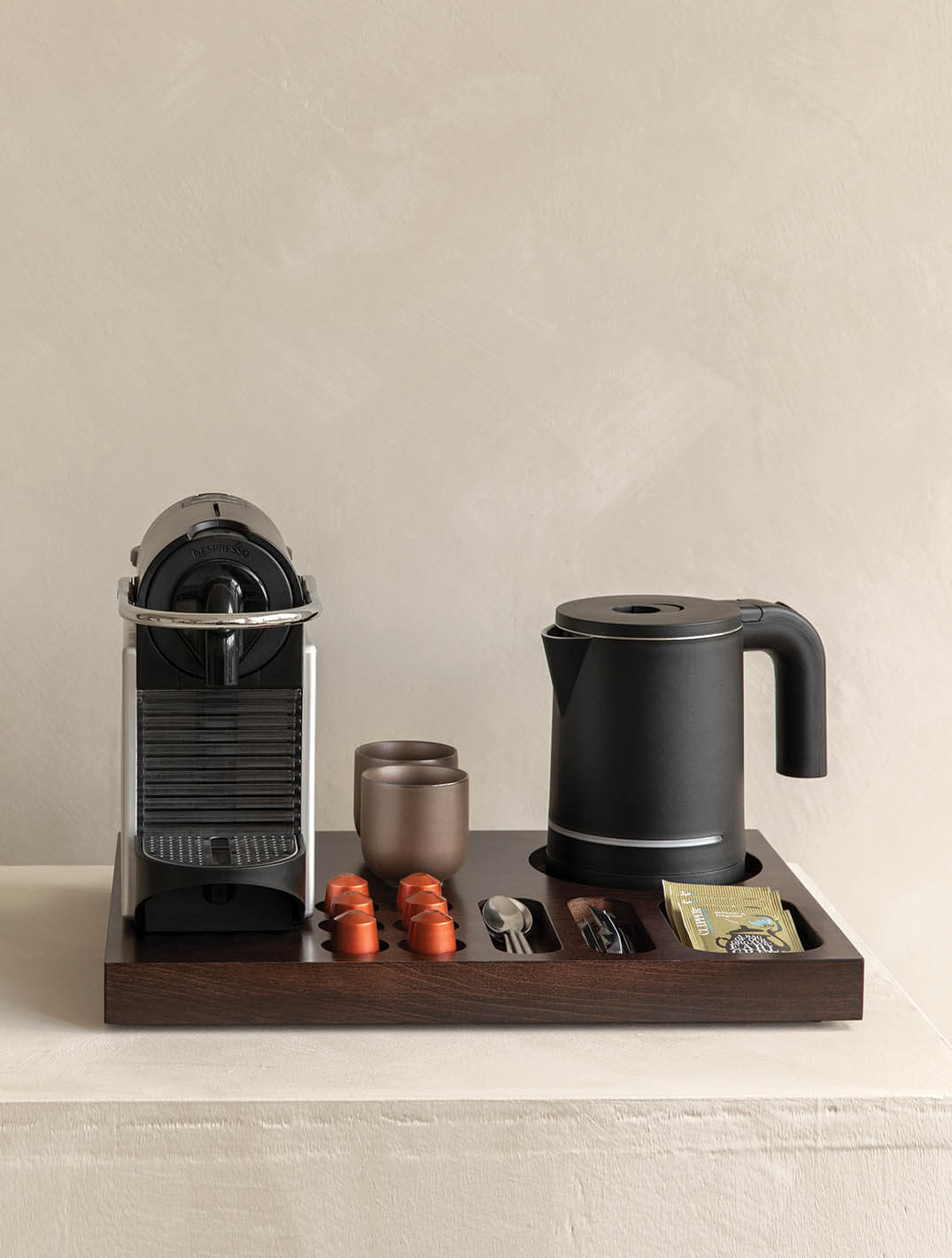 Xanthic Willkommenstablett Kaffee & Tee | Mahogani