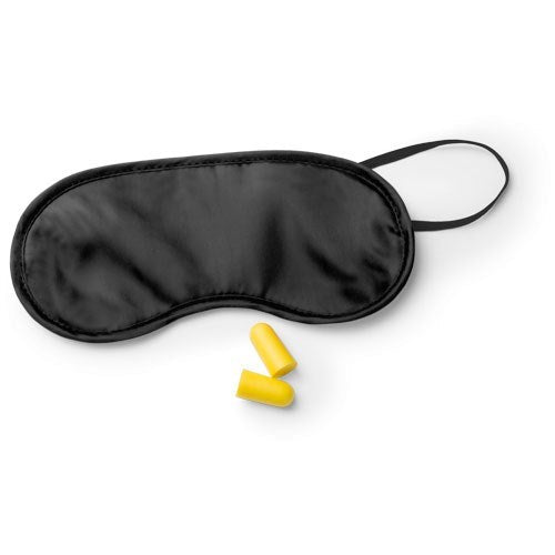 Schlafmaske und Ohrstöpsel