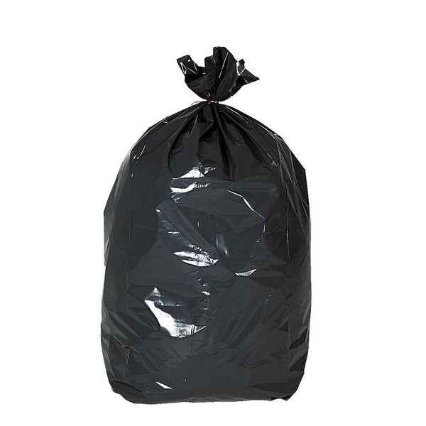 10 schwarze Recyclingtüten 100 Liter
