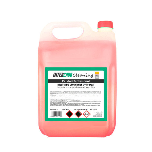 4 x 5L Universaler Boden- und Oberflächenreiniger Intercabo, Floralduft, Gesamt 20 Liter