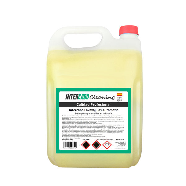 4 x 5L Geschirrspülmittel für Maschinen Intercabo, Gesamt 20 Liter
