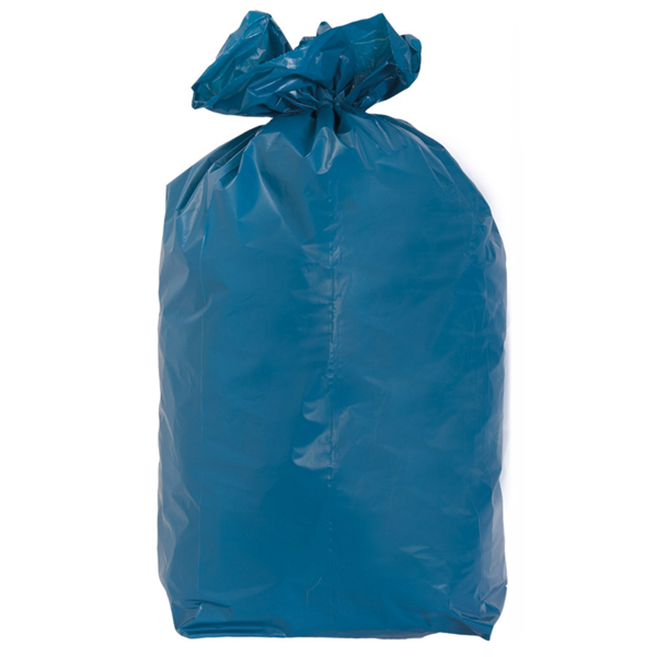 10 blaue Recyclingtüten (Papier und Karton) 100 Liter