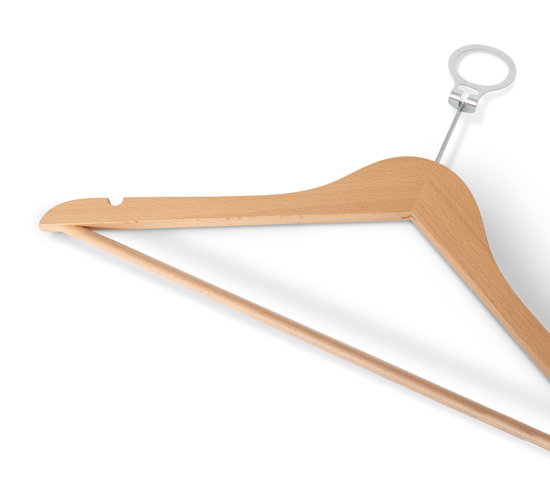 Melville Hanger with pin and bar Natural
