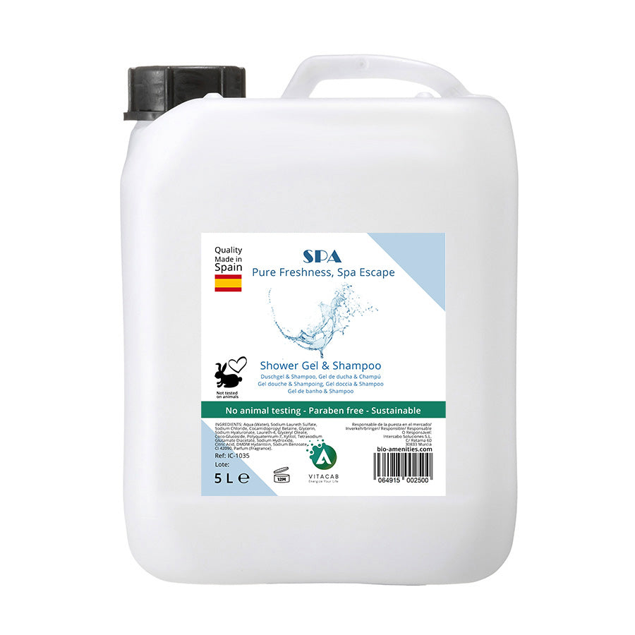 Vitacab SPA Shampoo & Duschgel, Frisches Aroma - 5L Kanister
