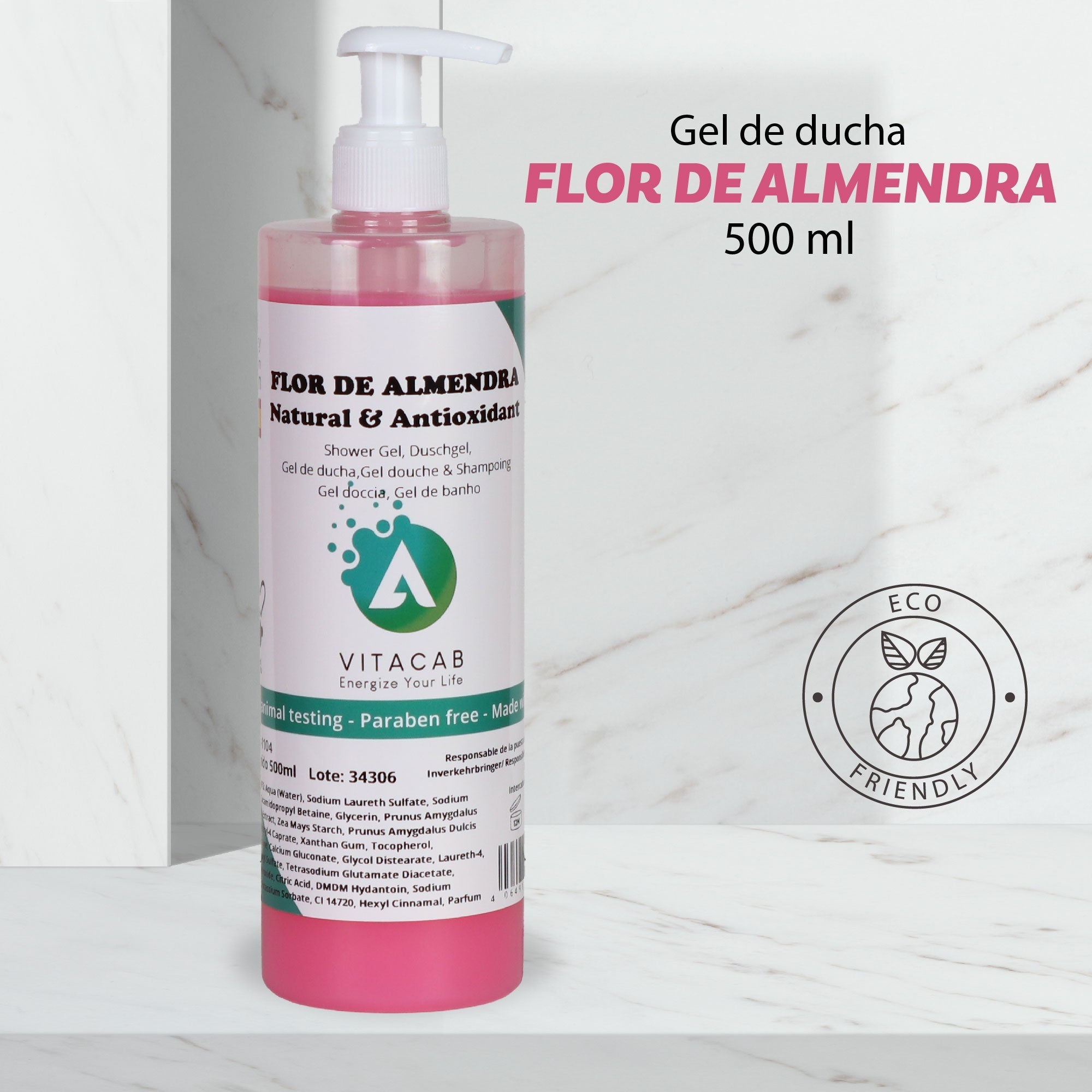 Muster Vitacab Mandelblüten-Gel 500ml