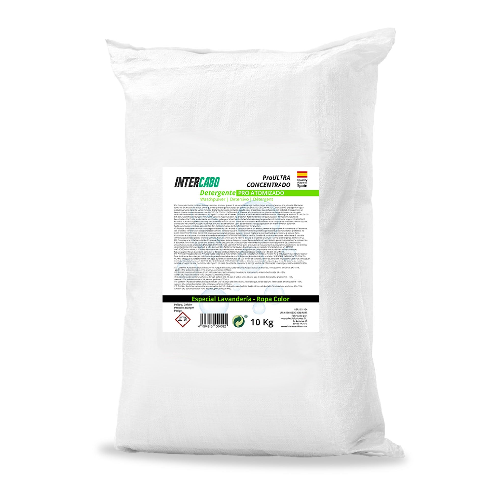 ProUltra Waschpulver - Unglaubliche Qualität - Speziell für Wäschereien - Bunte Wäsche | 10kg