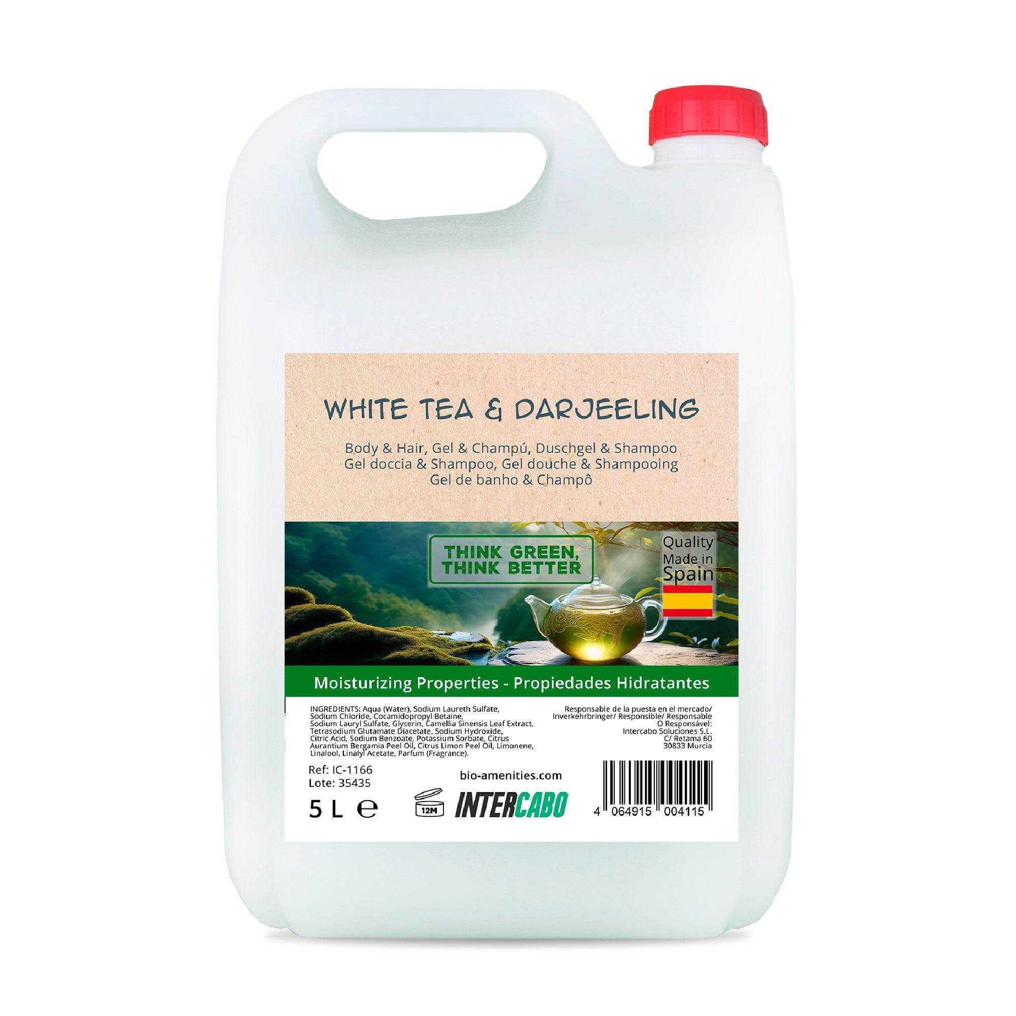 Body & Hair White Tea & Darjeeling im 5L Kanister