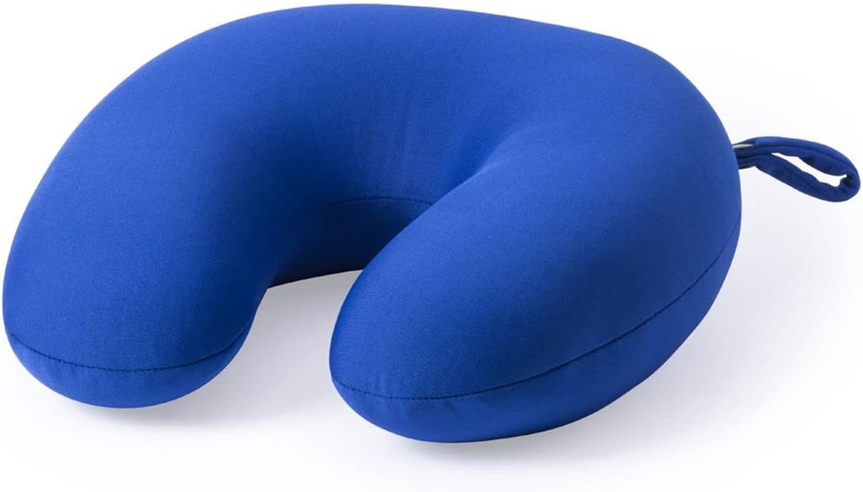 Nackenkissen mit Mikroperlen Blau
