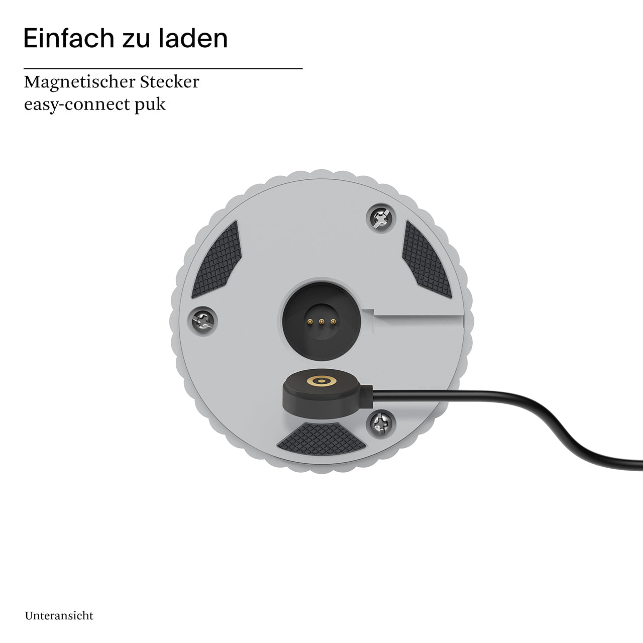 Akku-Tischleuchte Nuflair 245mm nebelgrau