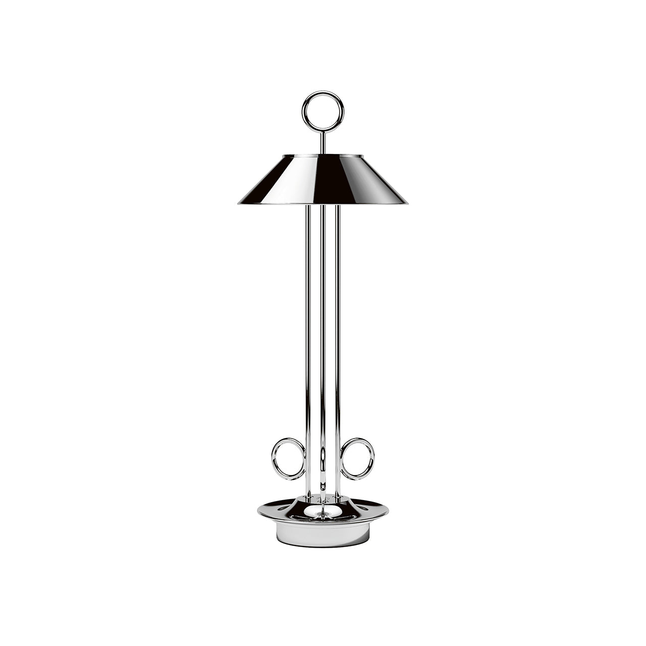 Akku-Tischleuchte Nudiderot 425mm chrom