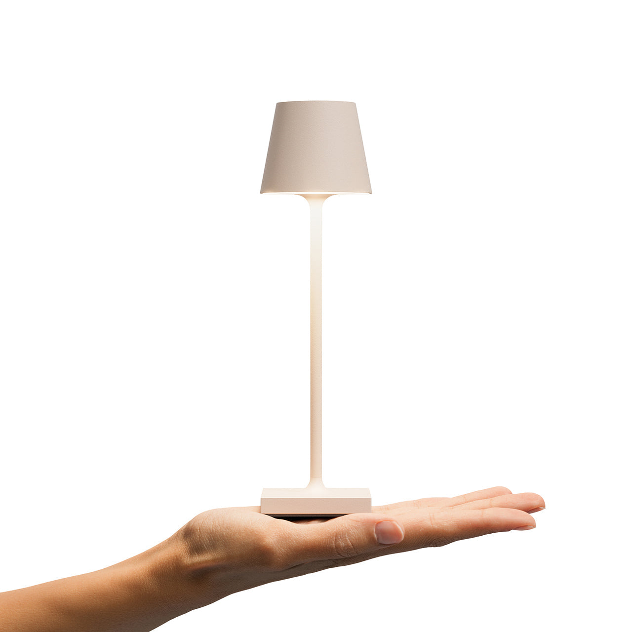 Akku-Tischleuchte Nuindie pocket 210mm dünenbeige