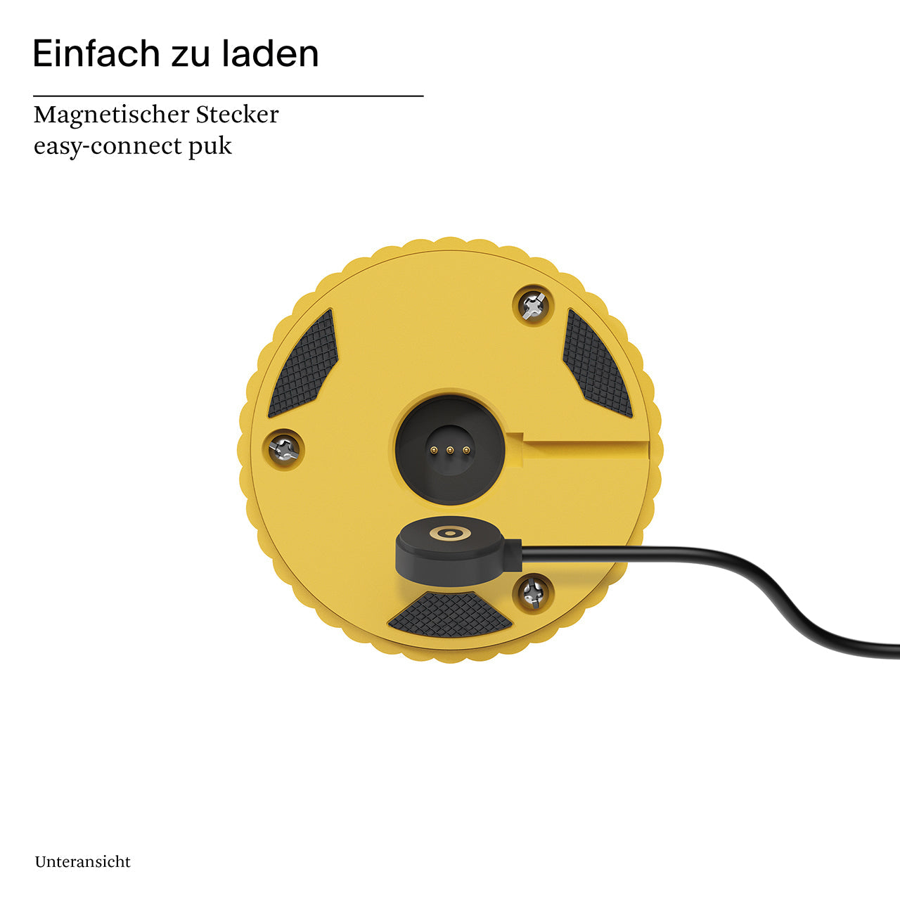 Akku-Tischleuchte Nuflair 245mm sonnengelb