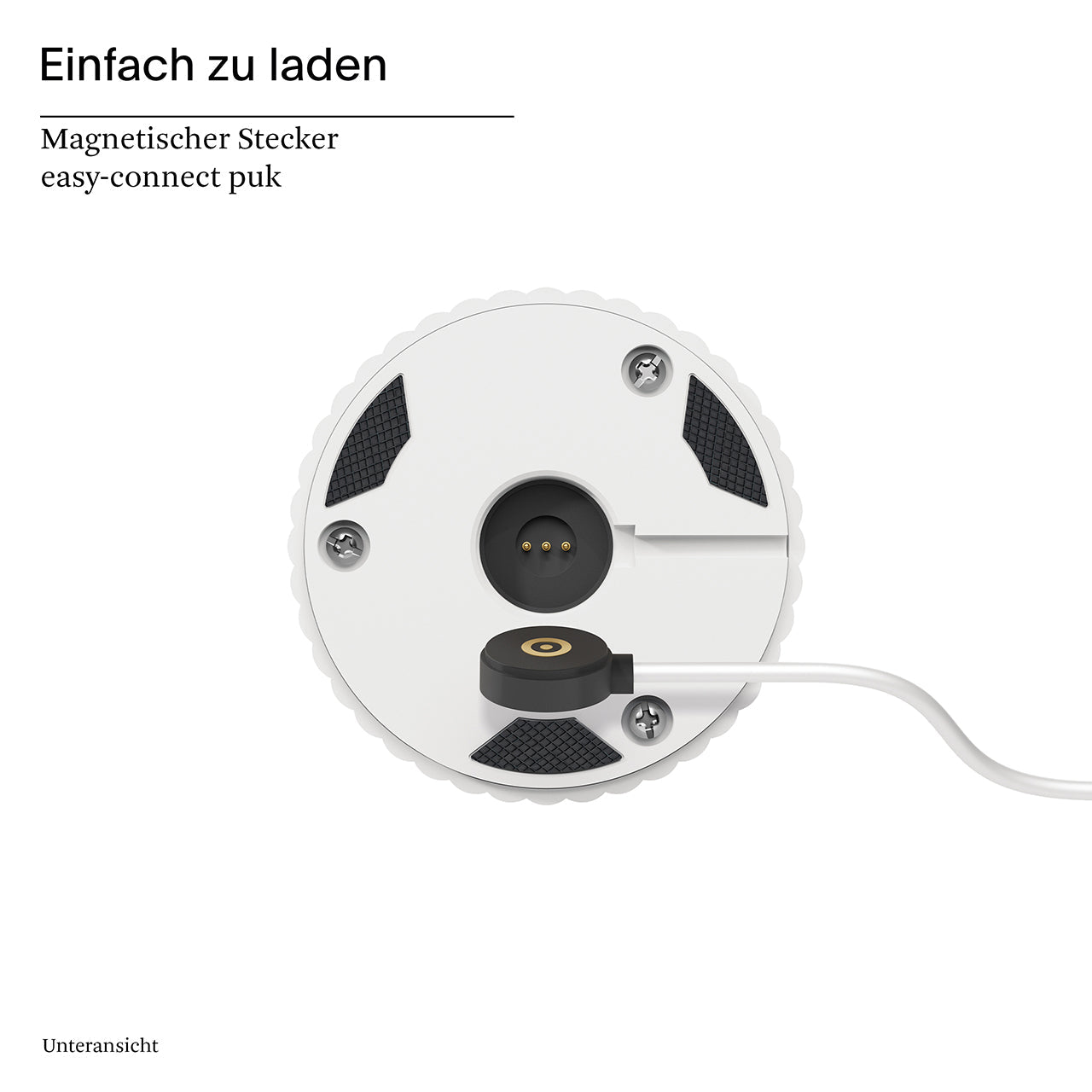 Akku-Tischleuchte Nuflair 245mm schneeweiß