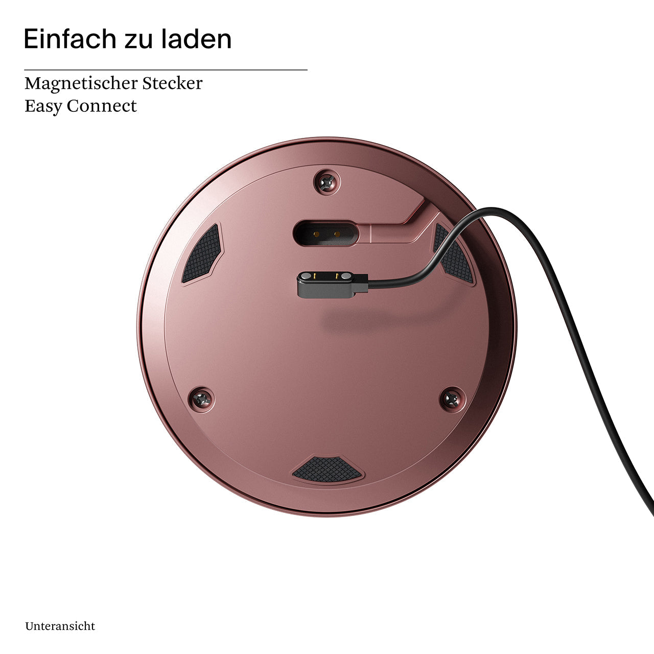 Akku-Glasleuchte Numotion 265mm rosegold