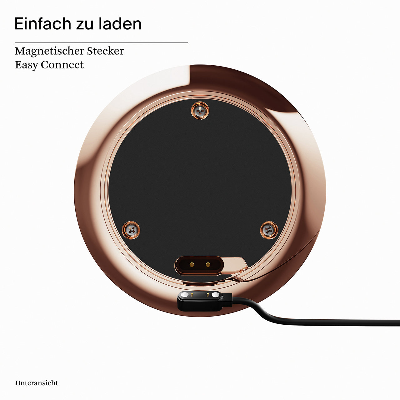 Akku-Tischleuchte Nudiderot 425mm kupferfarben