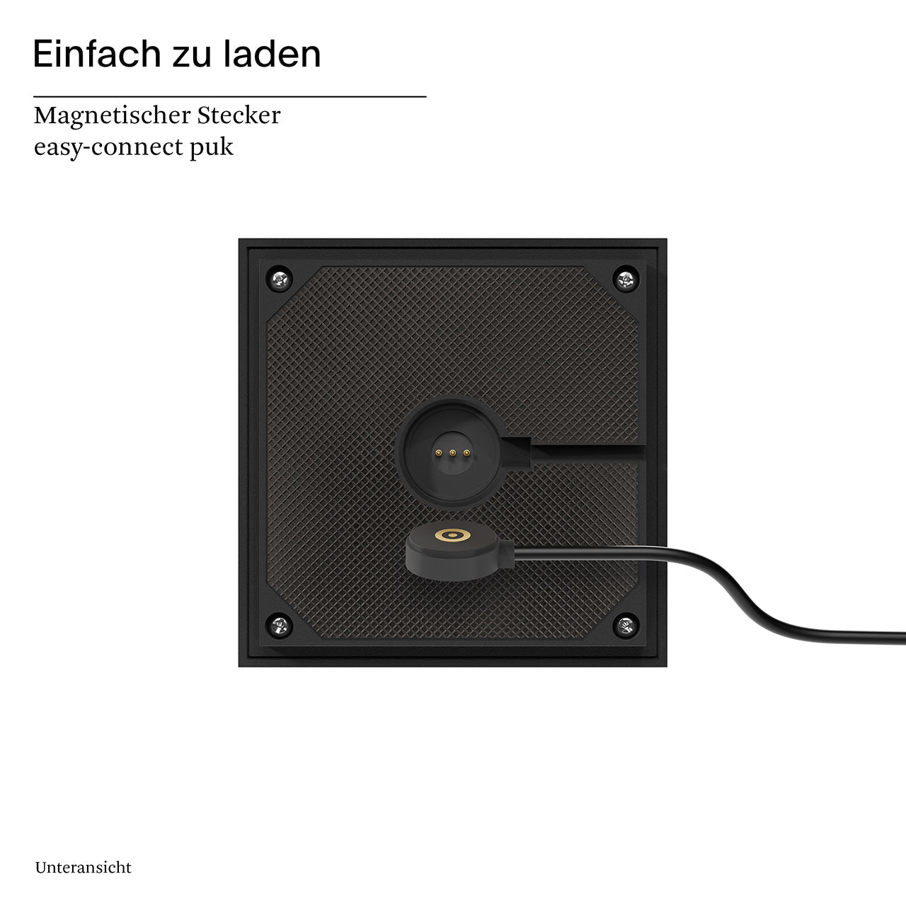 Akku-Tischleuchte Nutalis nachtschwarz