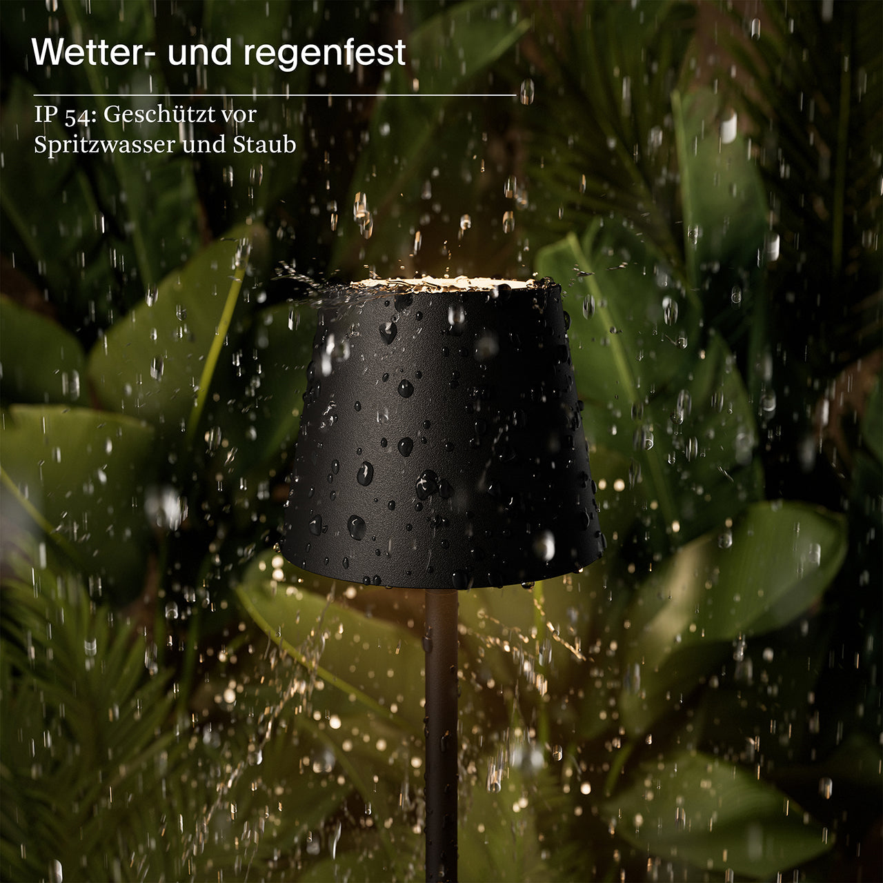 Akku-Tischleuchte Nuindie pocket 210mm nachtschwarz