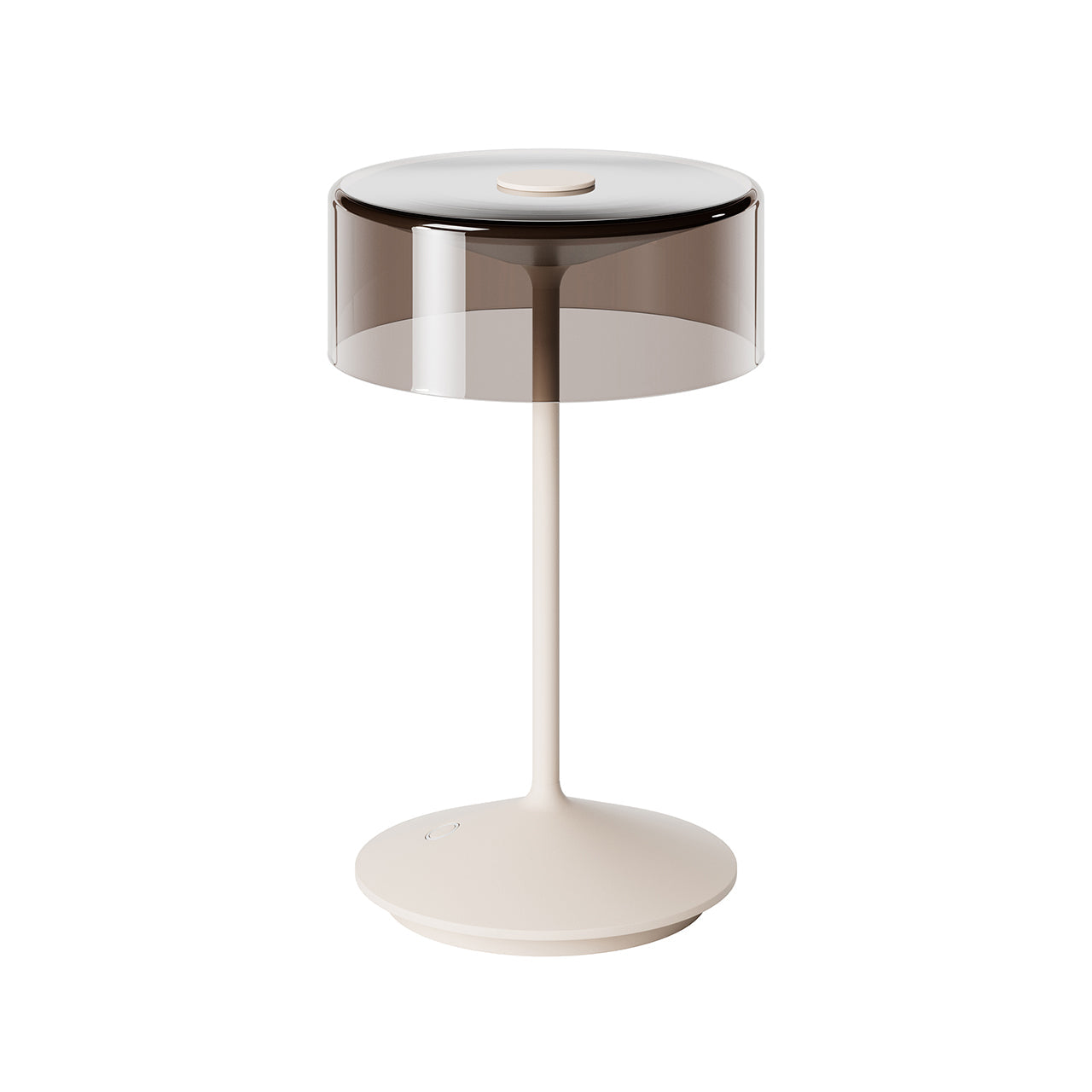 Akku-Glasleuchte Numotion 265 mm dünenbeige