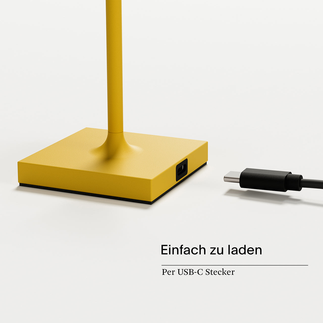 Akku-Tischleuchte Nuindie pocket 210mm sonnengelb