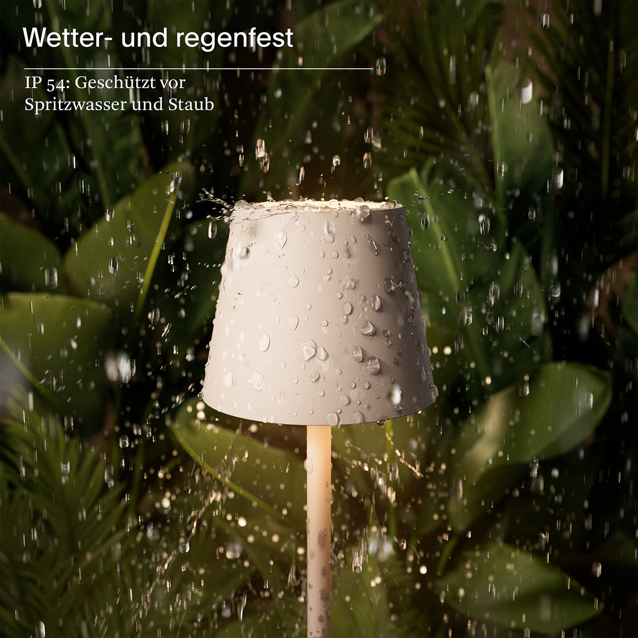 Akku-Tischleuchte Nuindie pocket 210mm dünenbeige