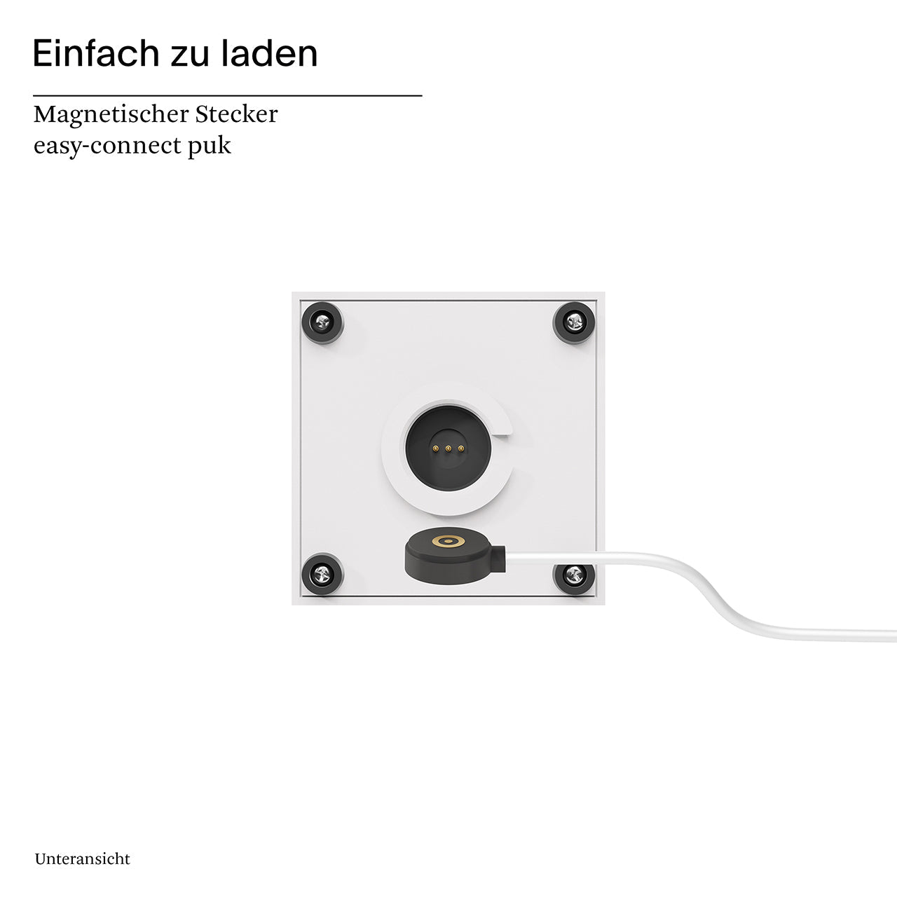 Akku-Tischleuchte Nutalis mini schneeweiß