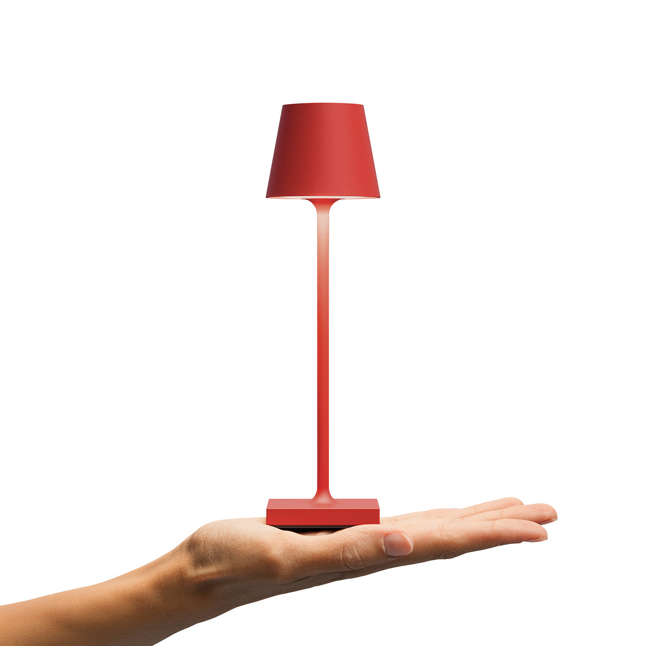 Akku-Tischleuchte Nuindie pocket 210mm feuerrot
