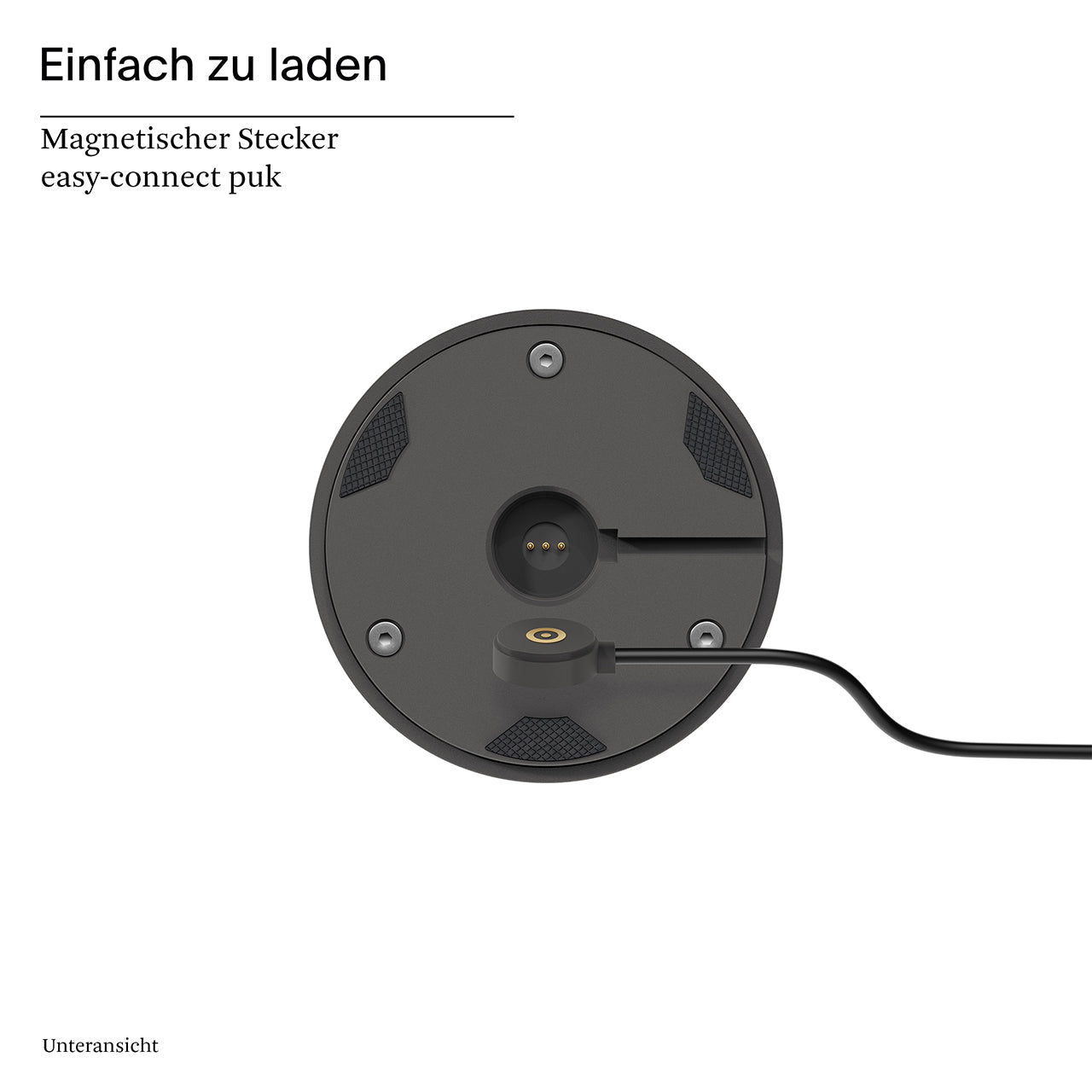 Akku-Tischleuchte Nudrop 292mm Graphitgrau