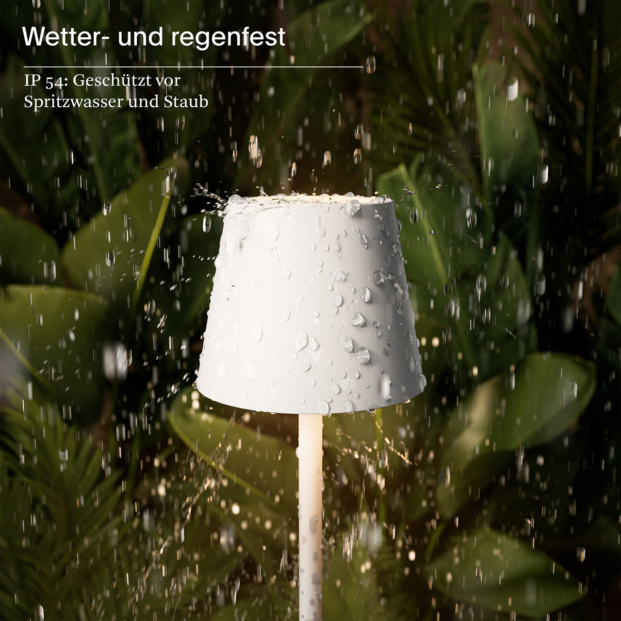 Akku-Tischleuchte Nuindie pocket 210mm schneeweiß