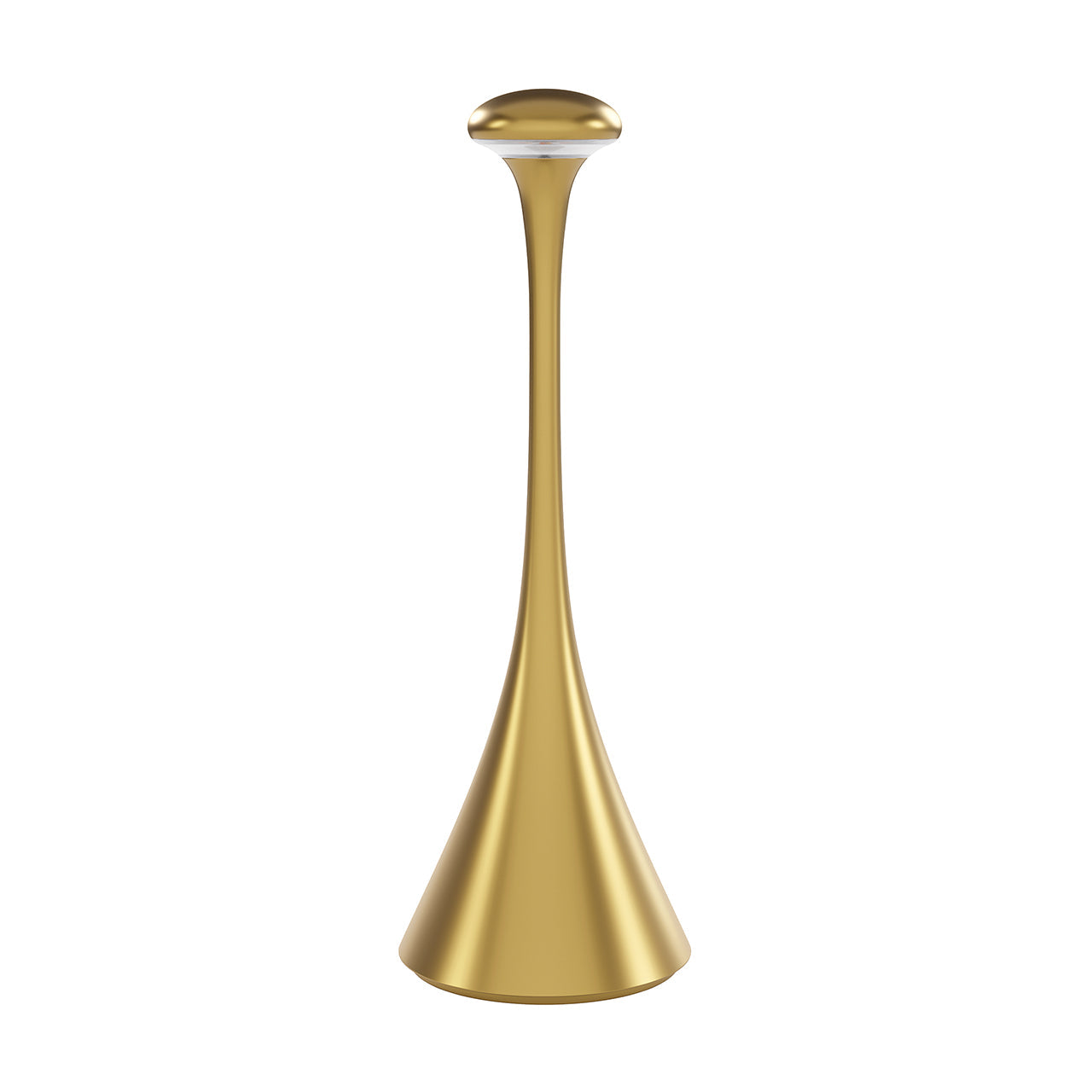 Akku-Tischleuchte Nudrop 292mm goldfarben puk