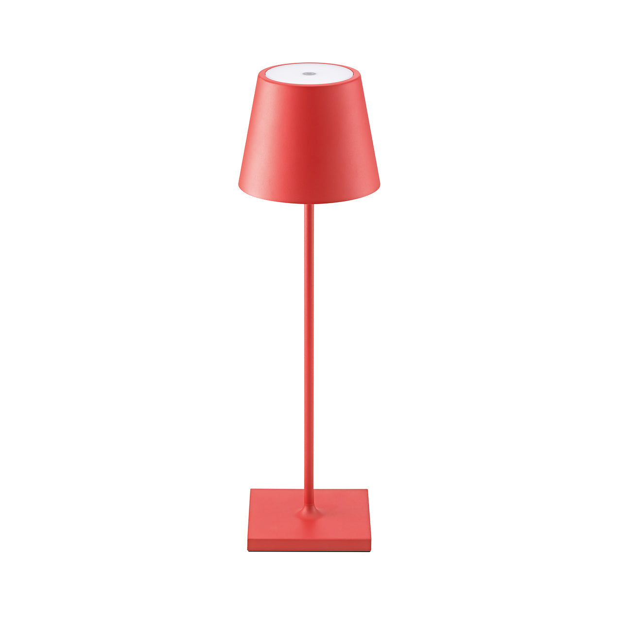 Akku-Tischleuchte Nuindie USB-C 380mm feuerrot