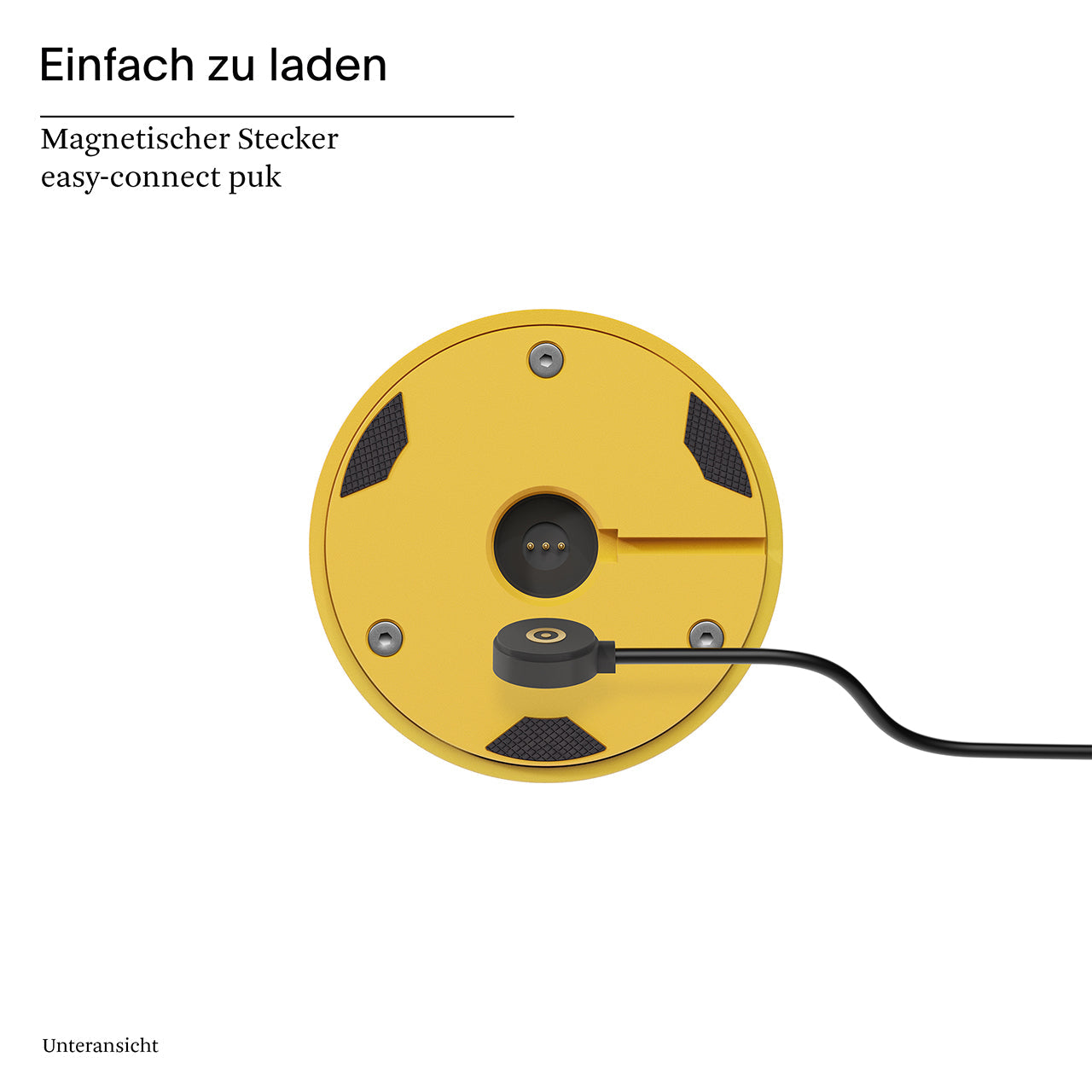 Akku-Tischleuchte Nudrop 292mm sonnengelb puk