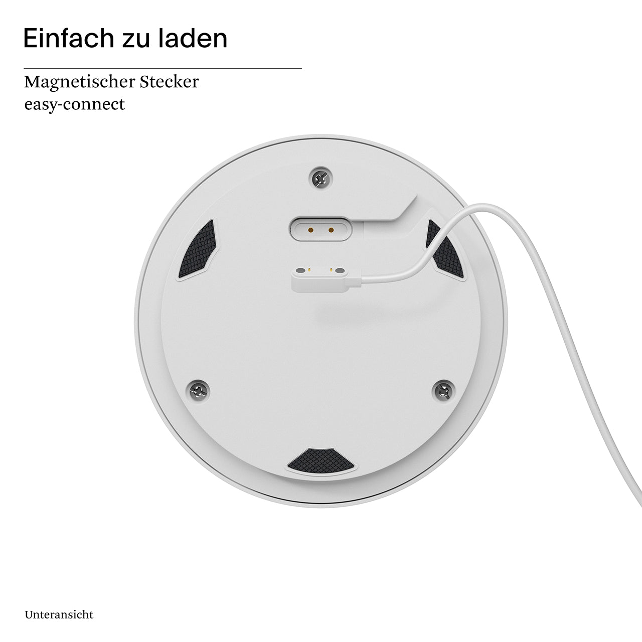 Akku-Glasleuchte Numotion 265 mm schneeweiß