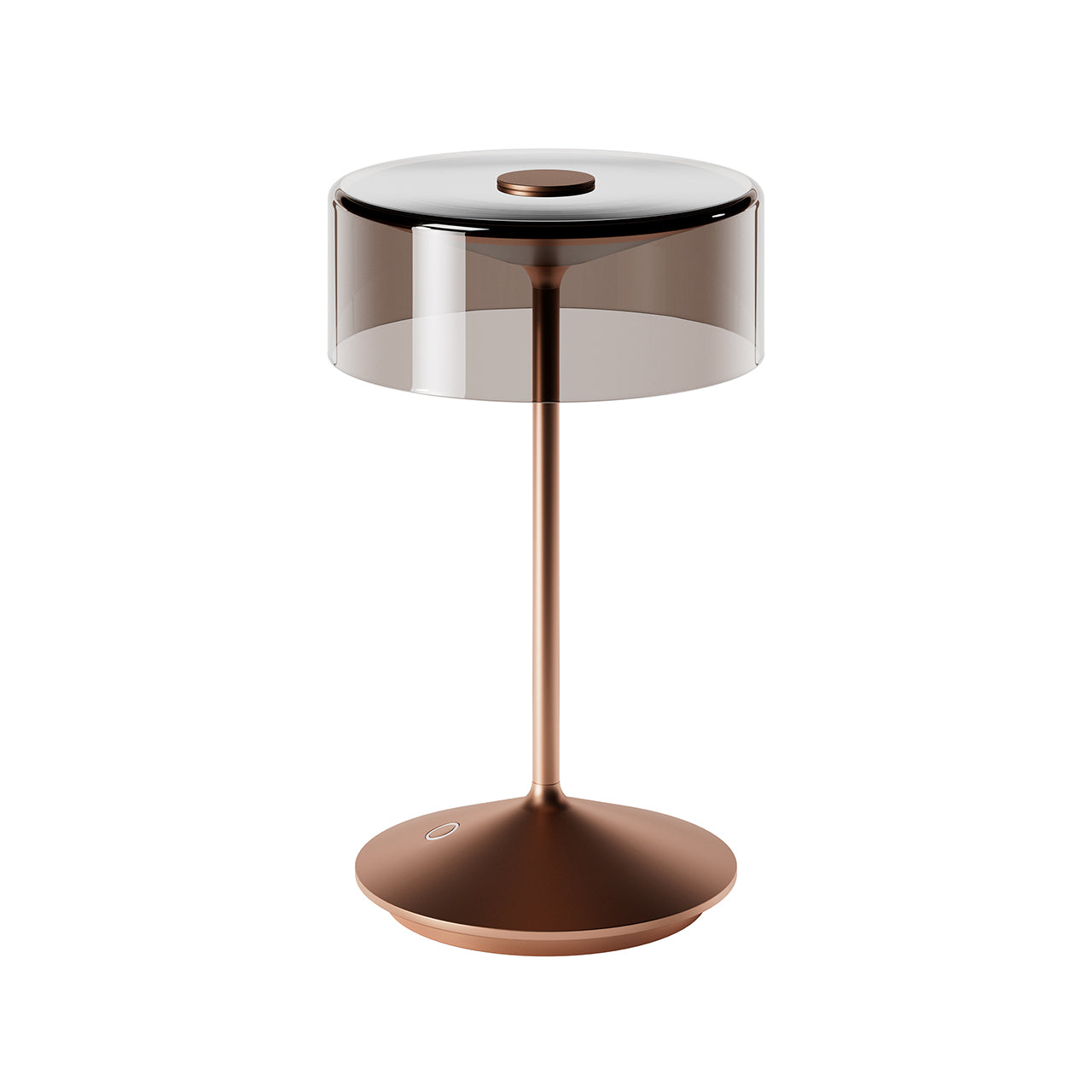 Akku-Glasleuchte Numotion 265mm bronzefarben