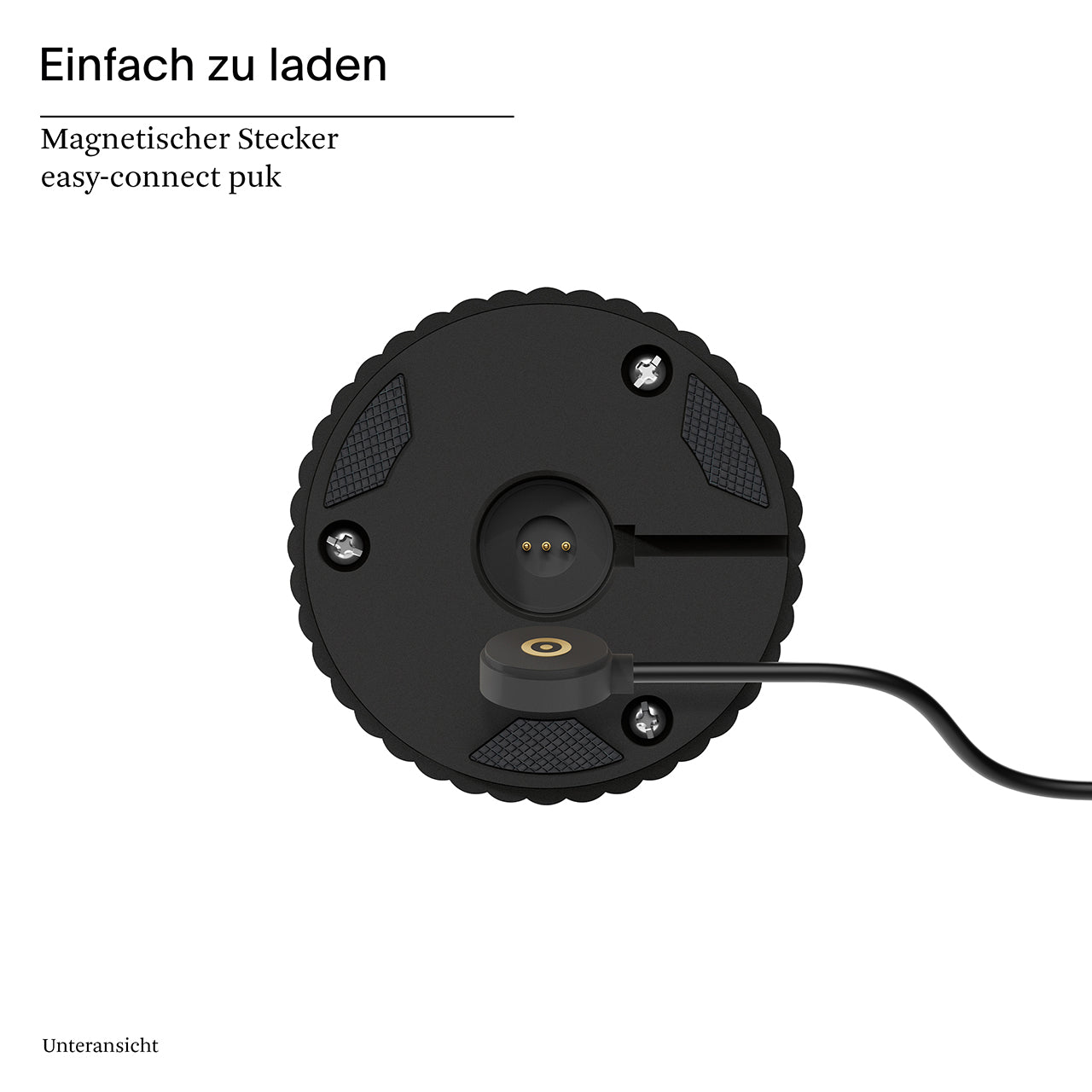 Akku-Tischleuchte Nuflair 245mm nachtschwarz