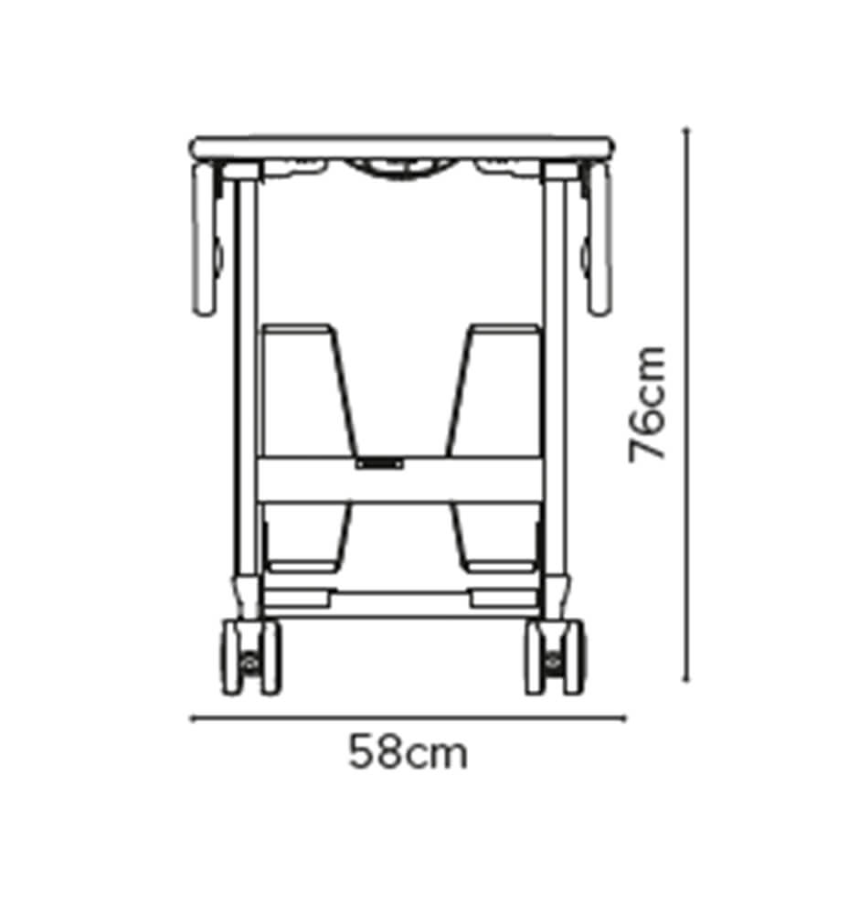 Zimmerservicewagen Double-D Top