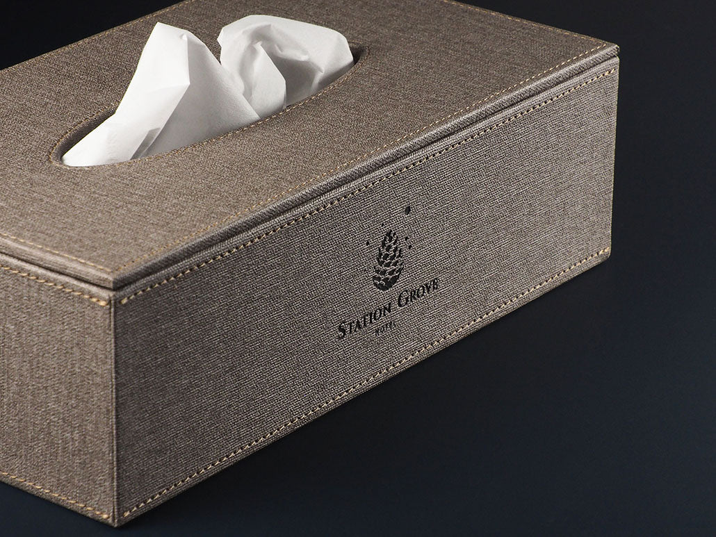 Taschentuchbox caffé latte
